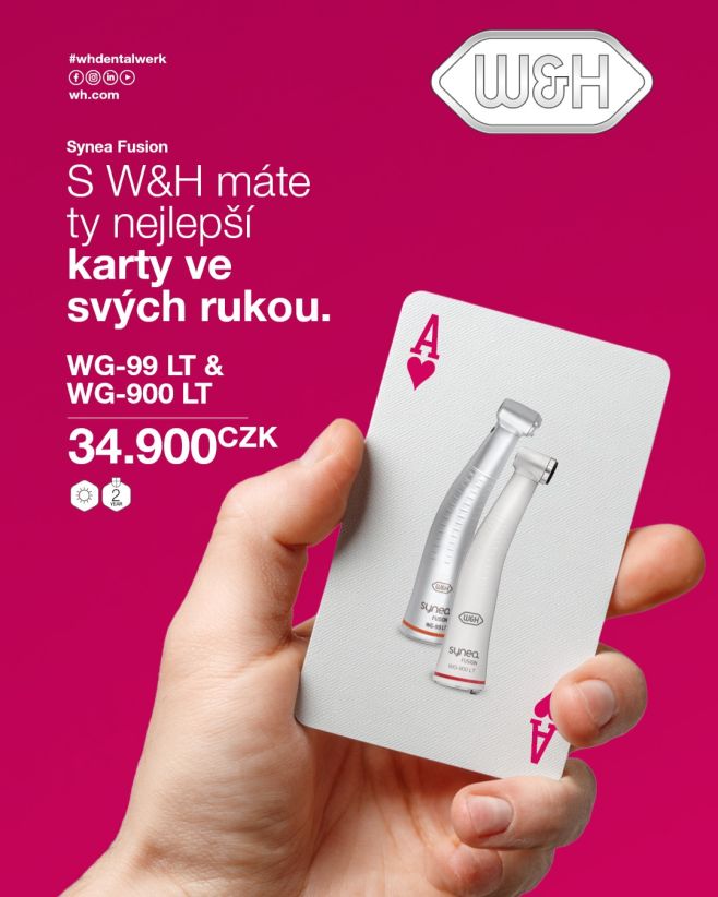 S W&H máte ty nejlepší karty ve svých rukou. Červené kolénko WG-99 LT se specialistou na rozřezávání protetiky WG-900LT za...